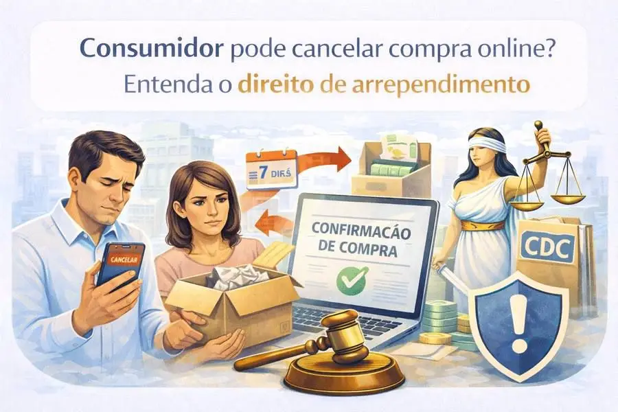 Consumidor pode cancelar compra online? Entenda o direito ao arrependimento.