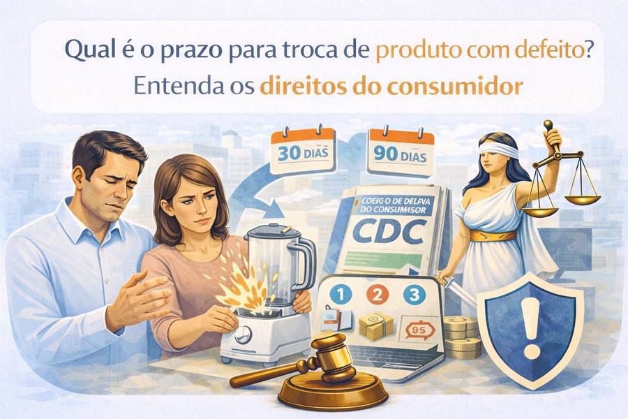 Qual é o prazo para troca de produto com defeito? Entenda os direitos do consumidor.