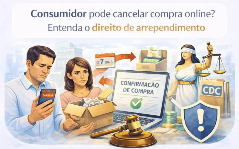 Consumidor pode cancelar compra online? Entenda o direito ao arrependimento.