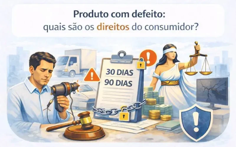 Produto com defeito. Quais são os direitos do consumidor?